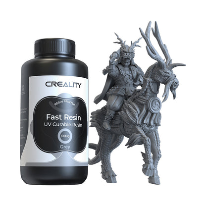 Creality Quick Resin - Grey (1kg) - Black Plastic Bottle