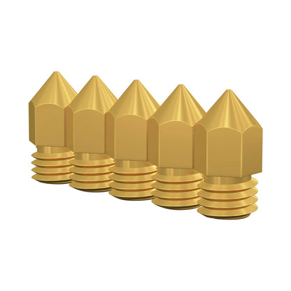 Creality M6 0.4mm Brass Nozzle - Big Head - 5 Pcs