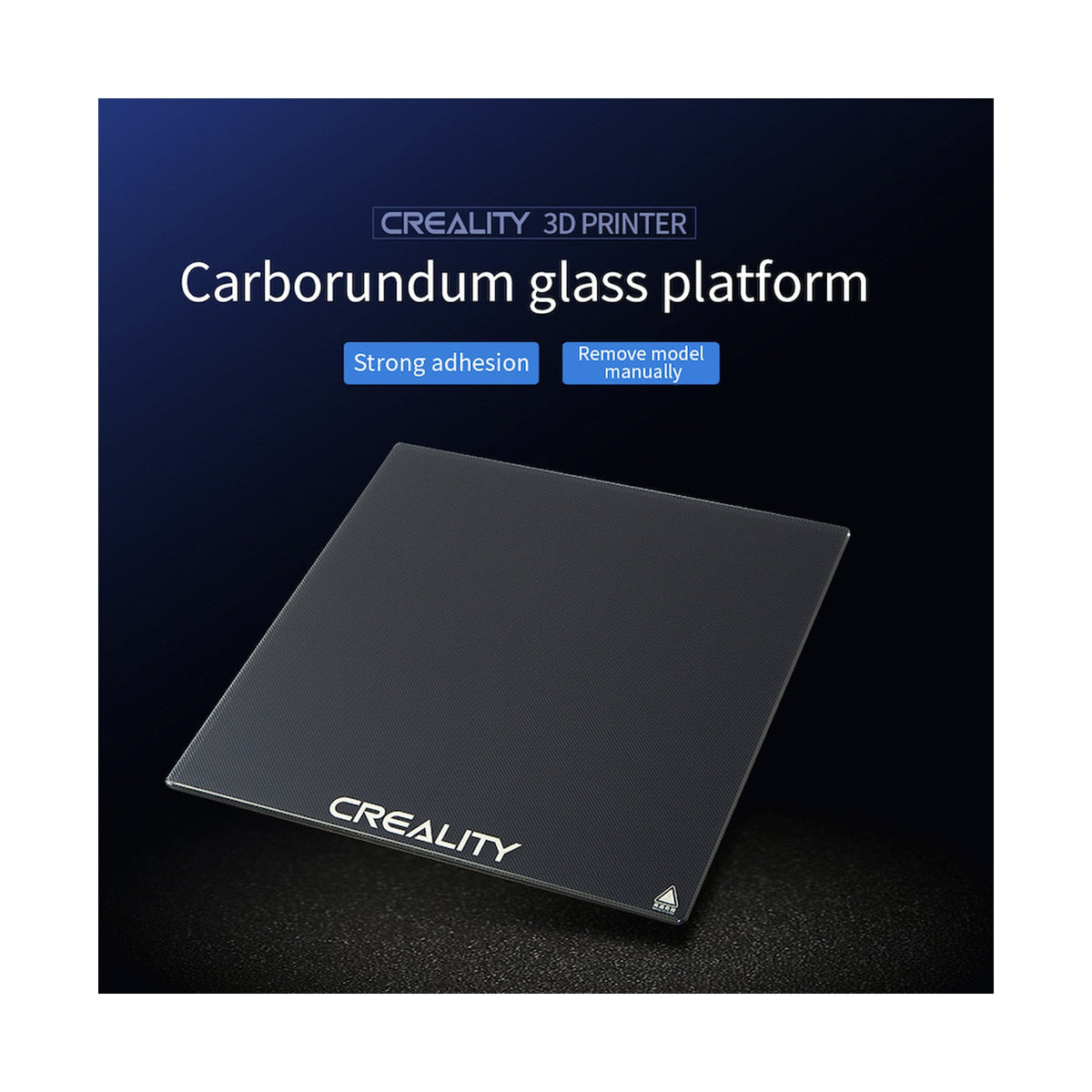 Creality Carborundum Glass Platform Kit 235x235x4 - Ender 5 Pro, Ender 3 Pro