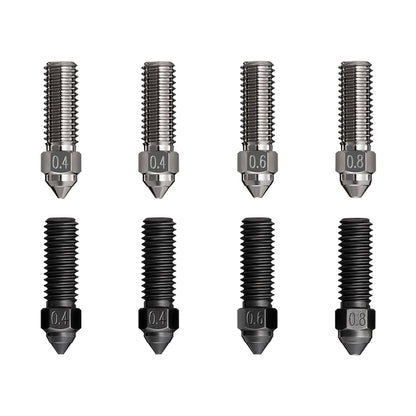 Creality High Flow Nozzle Kit 8 Pc K1/K1Max MK8 0.4/0.6/0.8mm