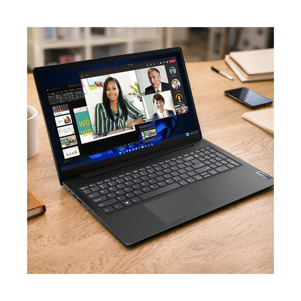 Lenovo Laptop V15 AMD Ryzen3 8/256