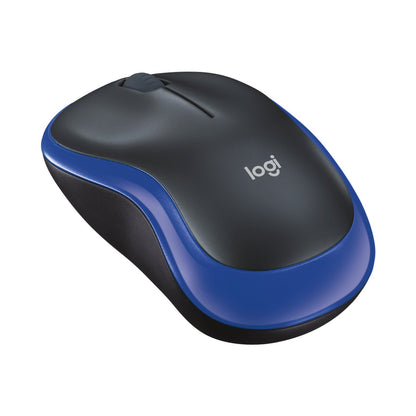 Logitech(R) M185 Wireless Mouse - Blue