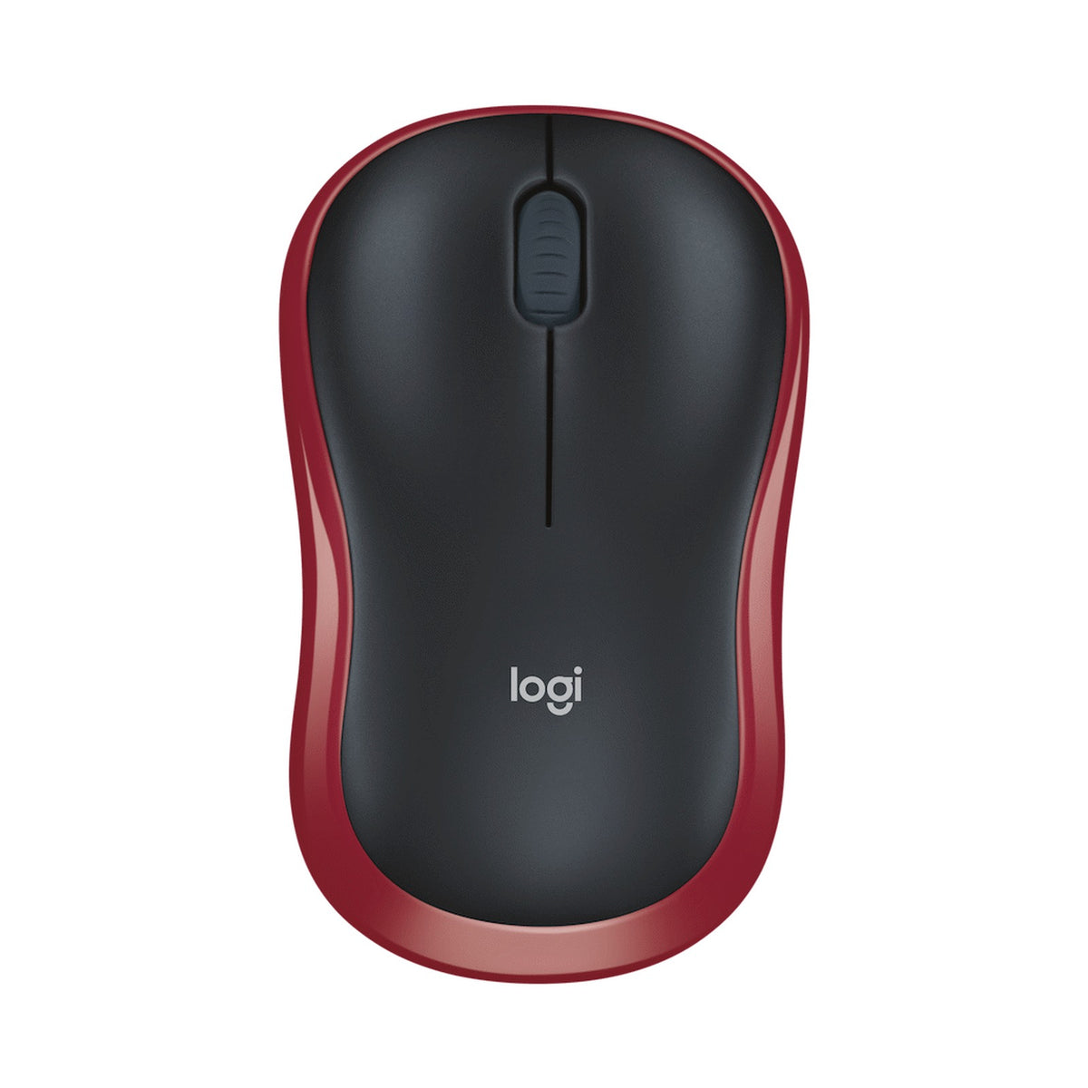 Logitech(R) M185 Wireless Mouse - RED
