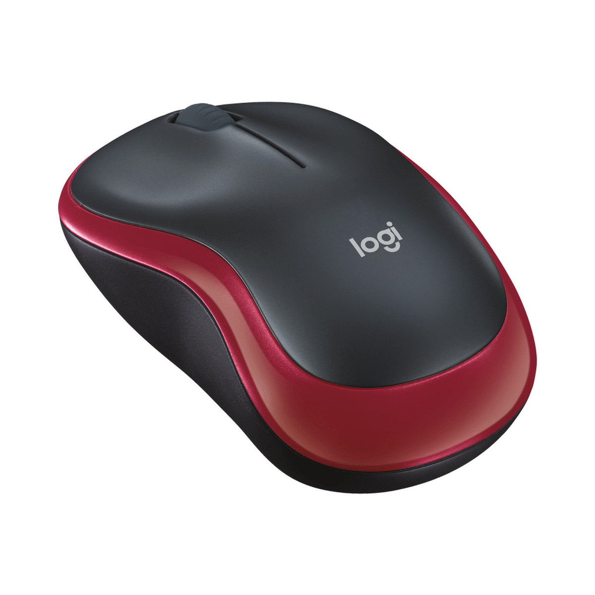 Logitech(R) M185 Wireless Mouse - RED