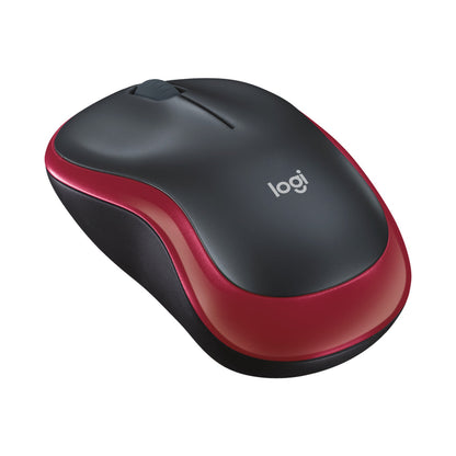 Logitech(R) M185 Wireless Mouse - RED