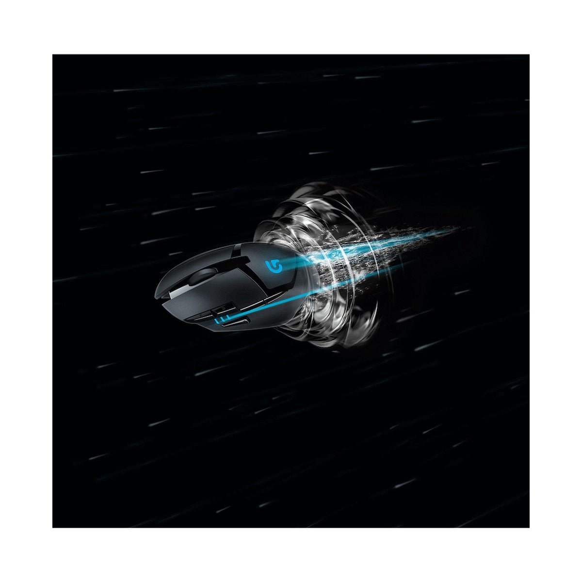 Logitech G402 Hyperion Fury Wired Gaming Mouse - Black