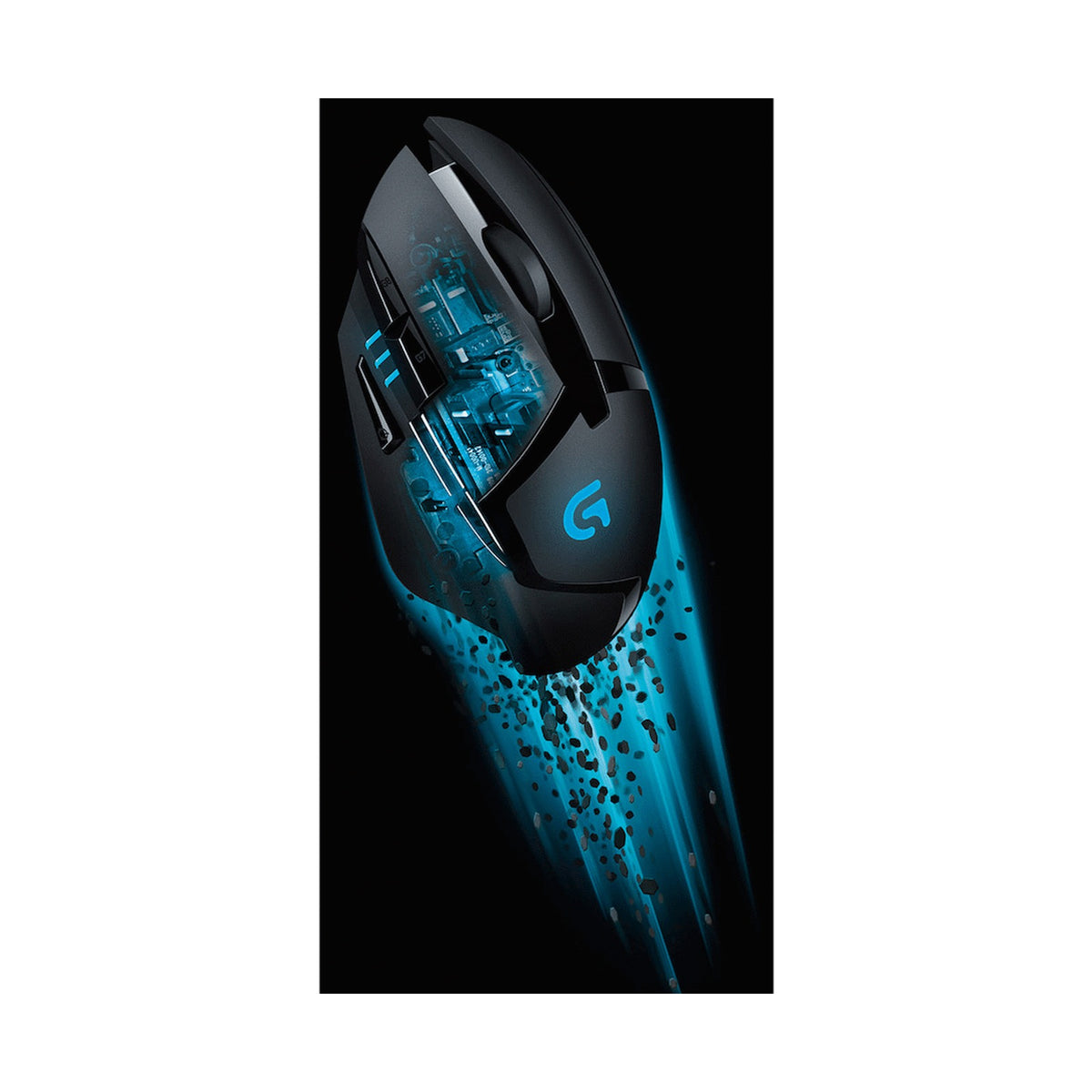 Logitech G402 Hyperion Fury Wired Gaming Mouse - Black