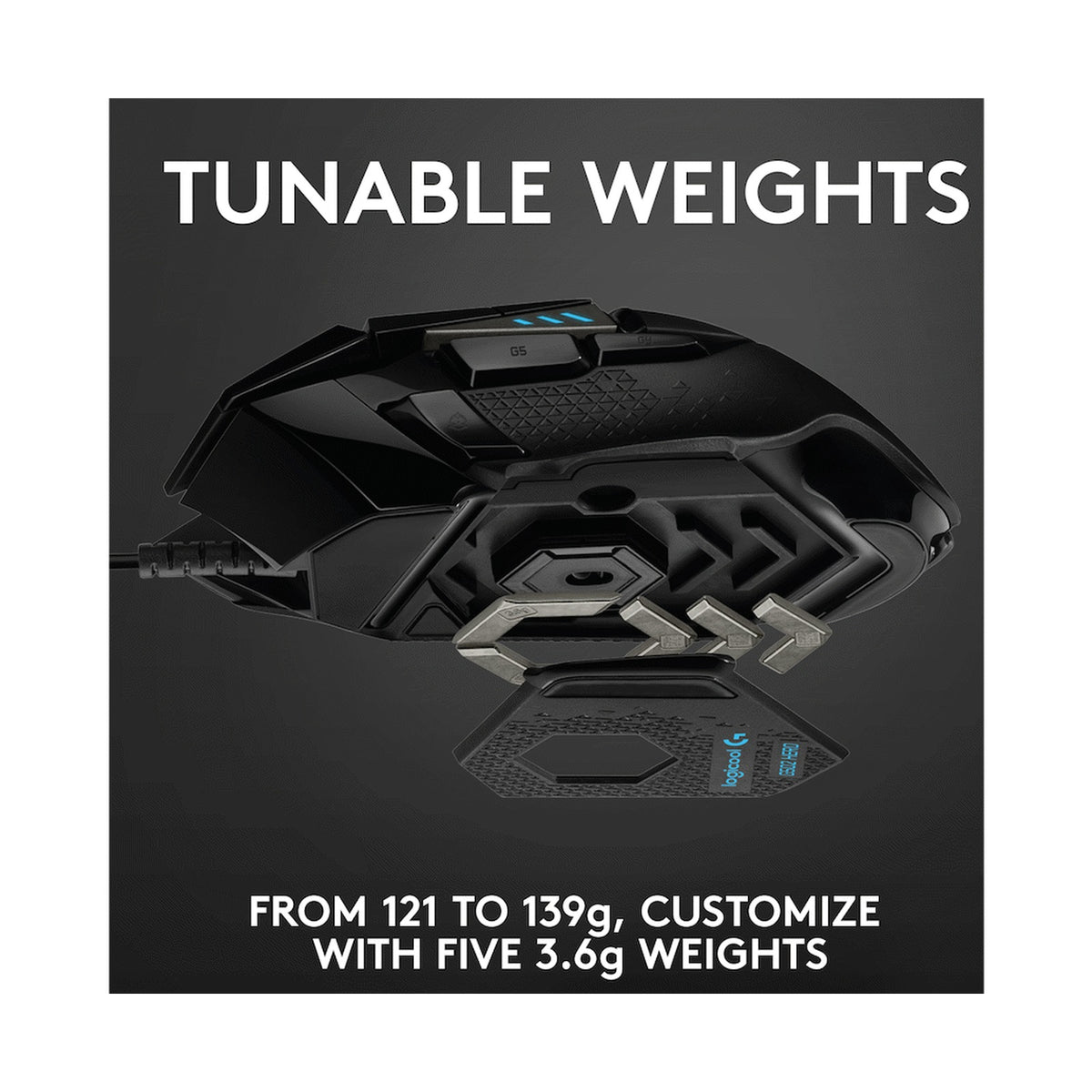 Logitech(R) G502 HERO High Performance Gaming Mouse