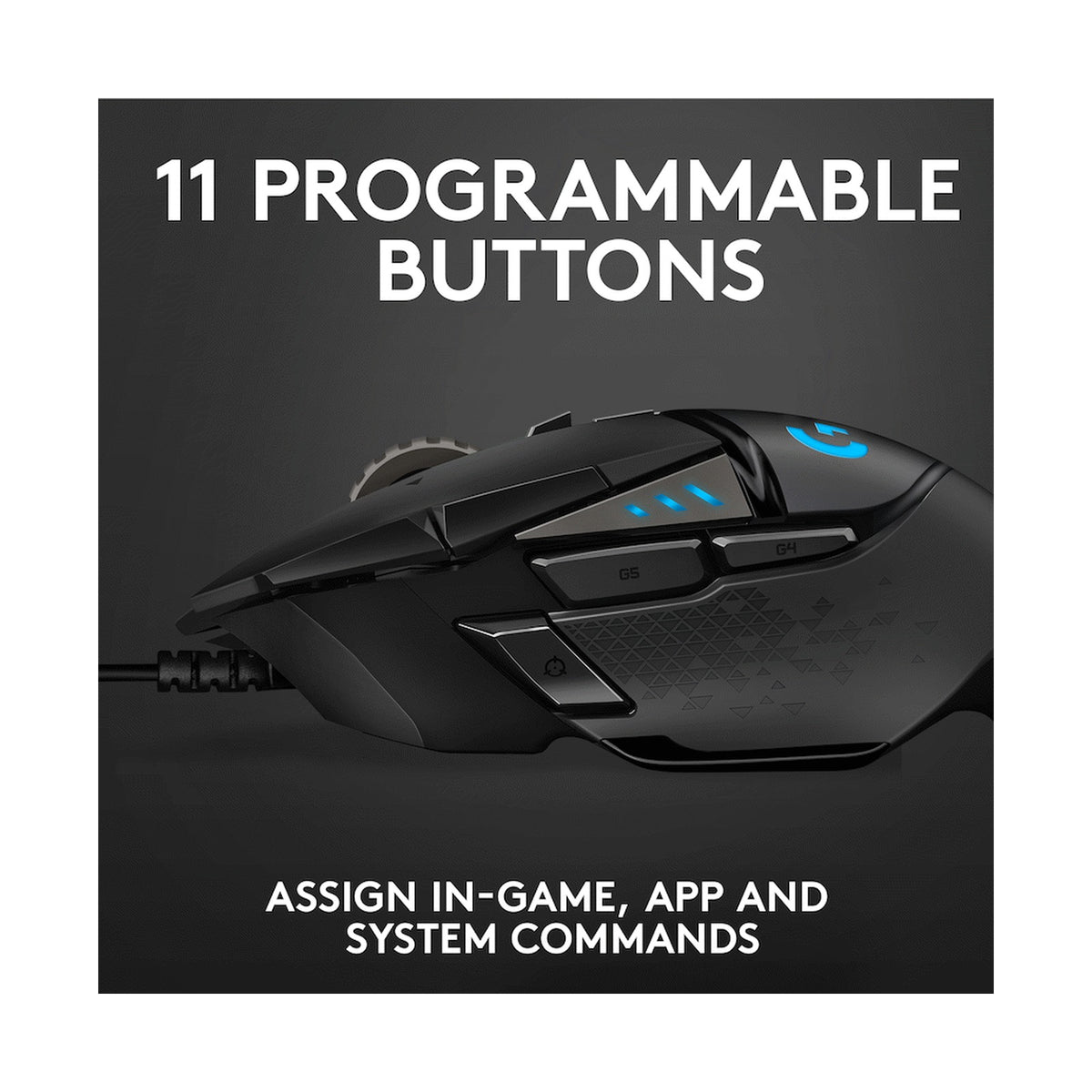 Logitech(R) G502 HERO High Performance Gaming Mouse