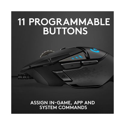 Logitech(R) G502 HERO High Performance Gaming Mouse