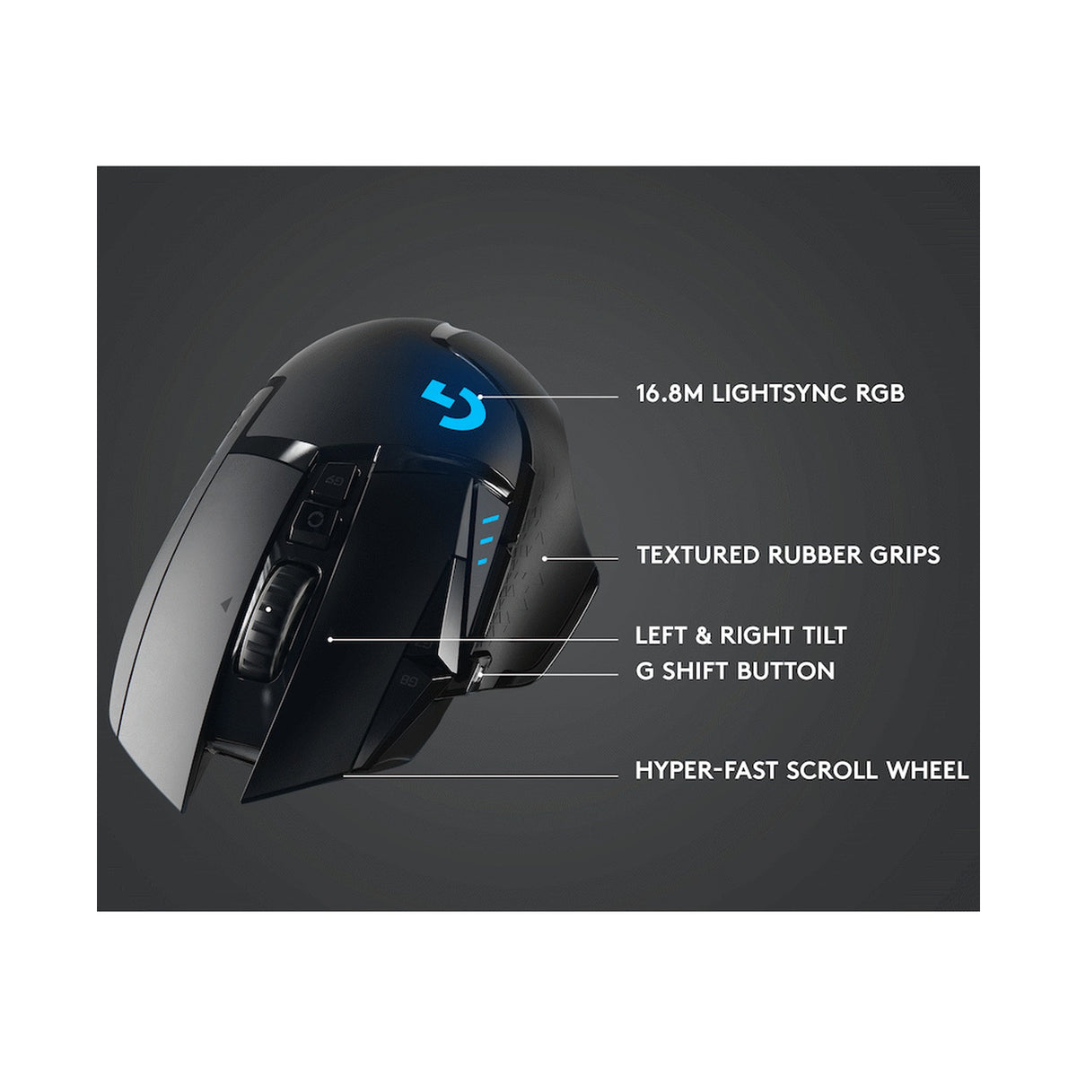 Logitech(R) G502 Lightspeed Wireless Gaming Mouse
