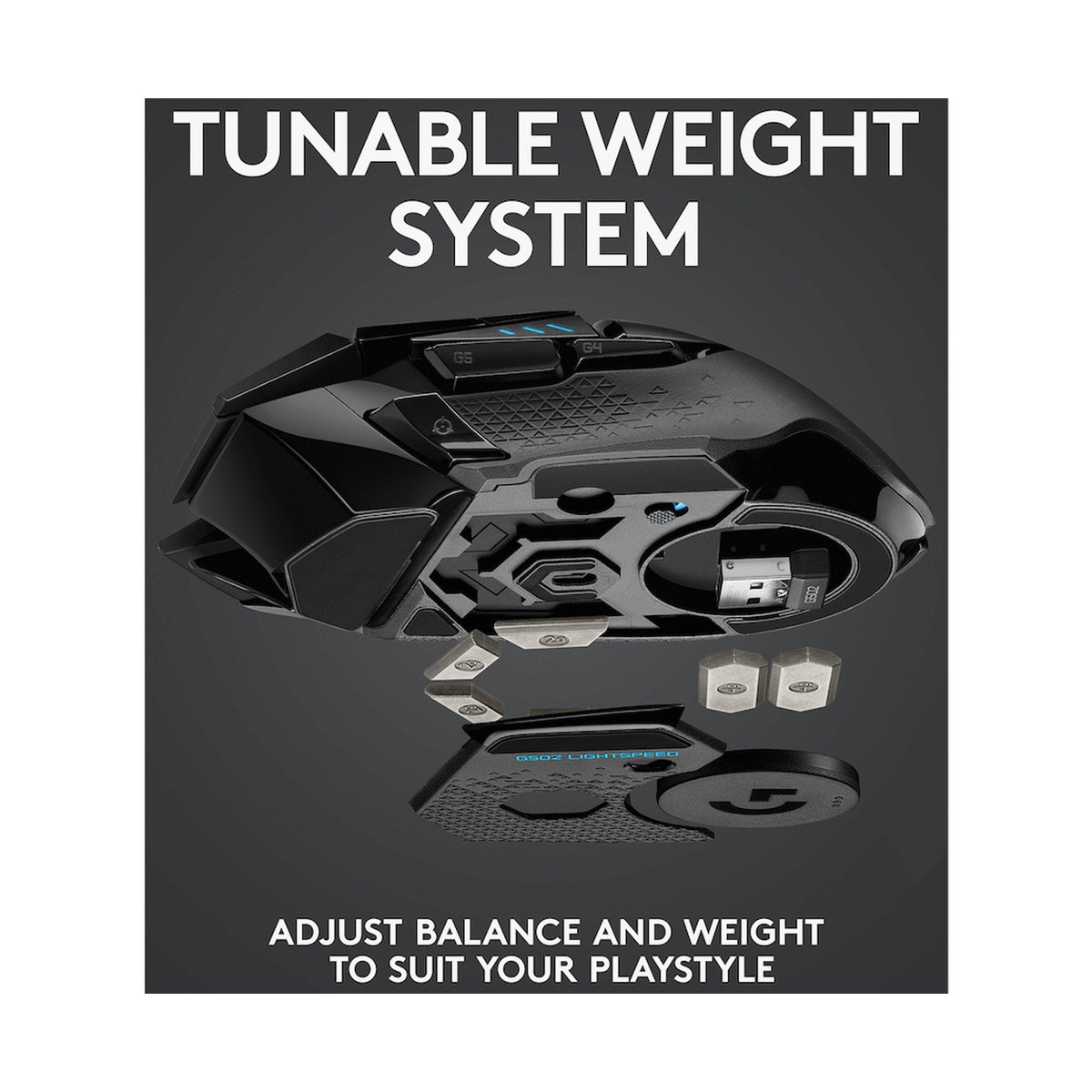 Logitech(R) G502 Lightspeed Wireless Gaming Mouse