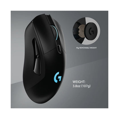 Logitech(R) G703 Lightspeed Wireless Gaming Mouse - Black