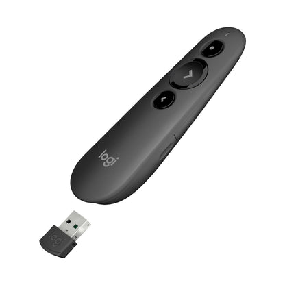Logitech(R) R500s Laser Wireless Presentation Remote - Graphite