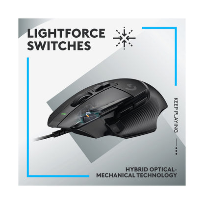 Logitech(R) G502 X Gaming Mouse - Black