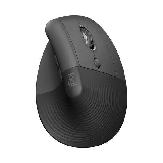 Logitech(R) Lift Vertical Ergonomic Mouse - Graphite / BLACK