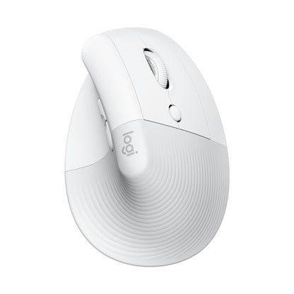 Logitech(R) Lift Vertical Ergonomic Mouse - Off-White/PALE GREY