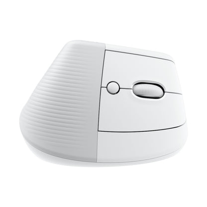 Logitech(R) Lift Vertical Ergonomic Mouse - Off-White/PALE GREY