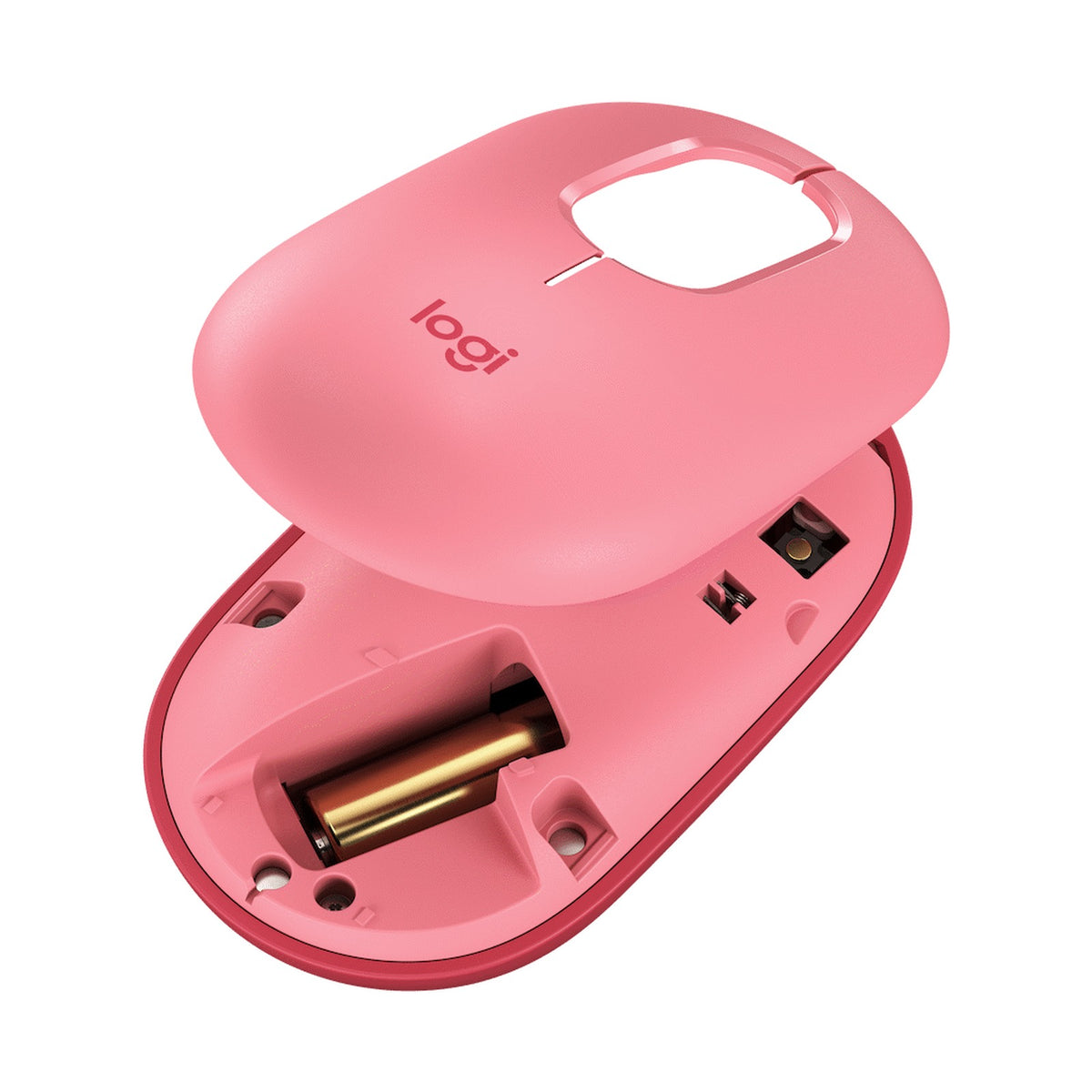 Logitech(R) POP Mouse with Emoji - Heartbreaker Rose/BT
