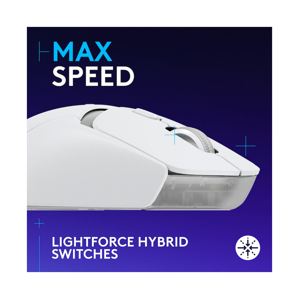 Logitech(R) G309 Lightspeed Wireless Mouse - White