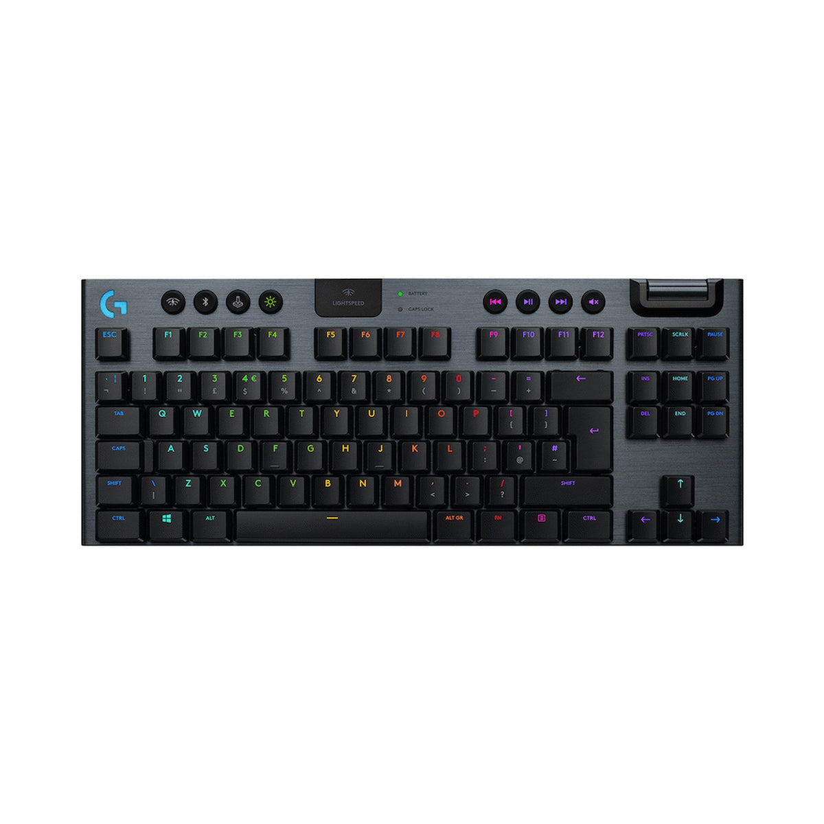 Logitech(R) G915 TKL LIGHTSPEED Wireless RGB Mechanical Gaming Keyboard - GL Tactile - Carbon