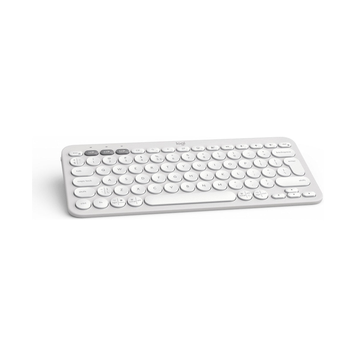 Logitech(R) Pebble Keys 2 K380s - Tonal White