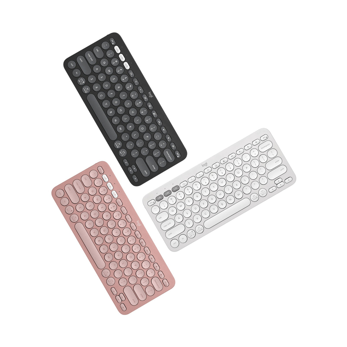 Logitech(R) Pebble Wireless Keys 2 K380s - Tonal Rose