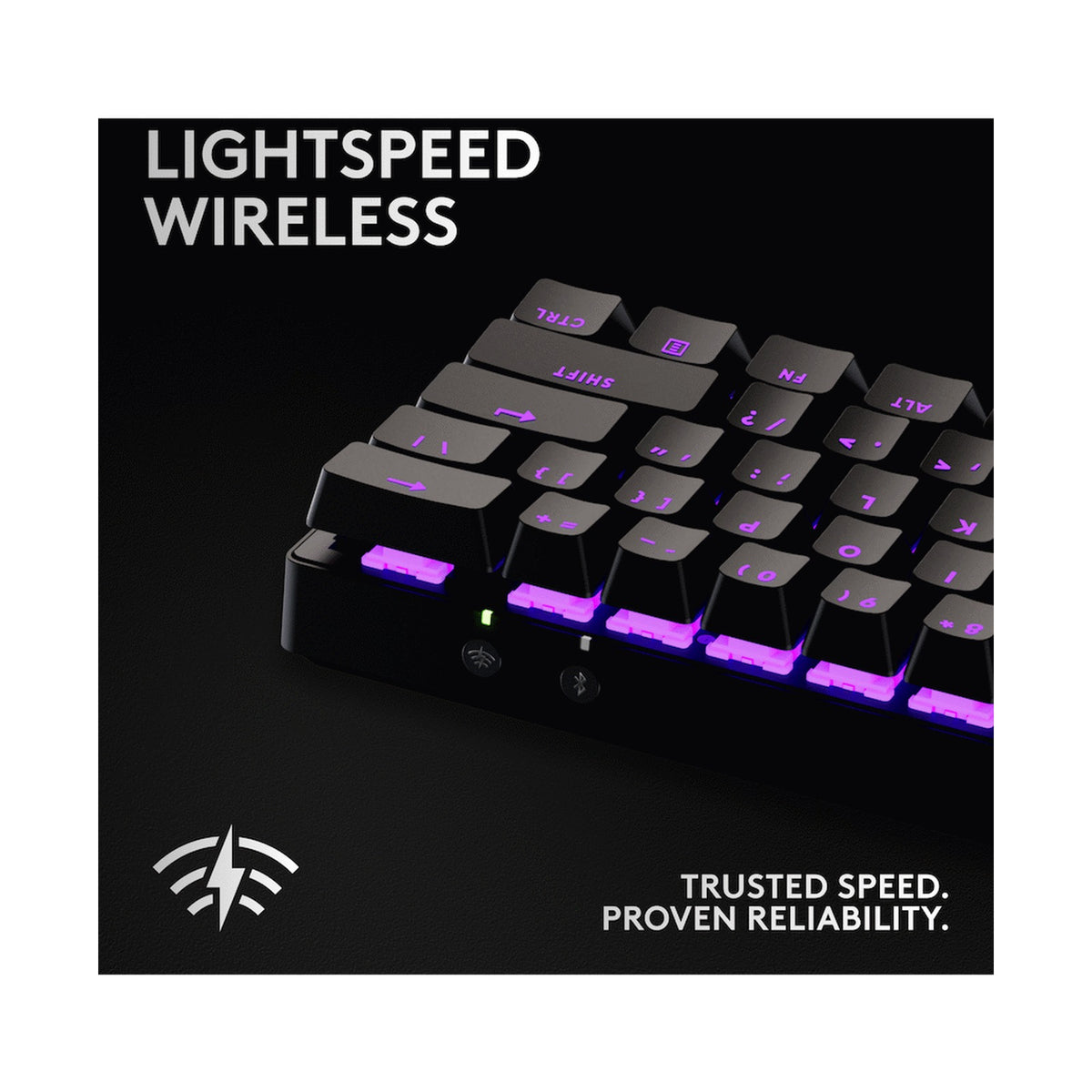 Logitech(R) G PRO X 60 Lightspeed Gaming Keyboard - Black