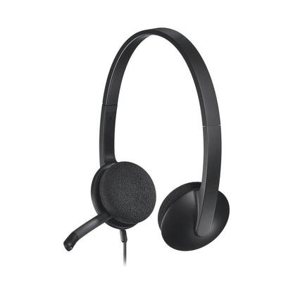 Logitech(R) H340 USB Computer Headset - Black