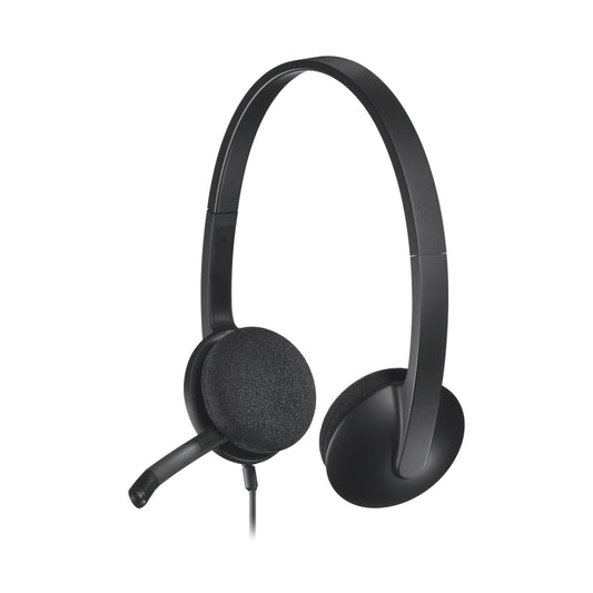 Logitech(R) H340 USB Computer Headset - Black