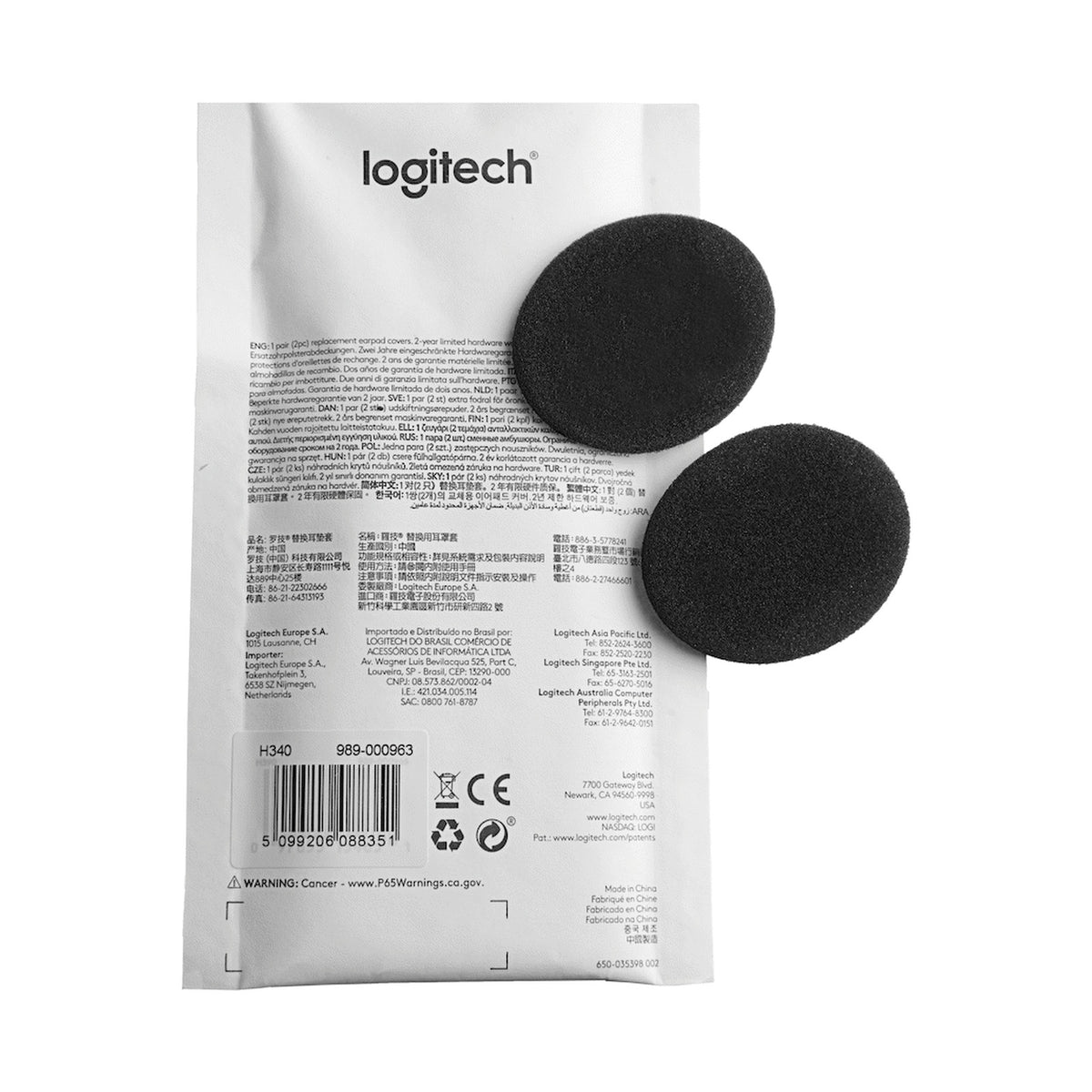Logitech(R) H340 USB Computer Headset - Black