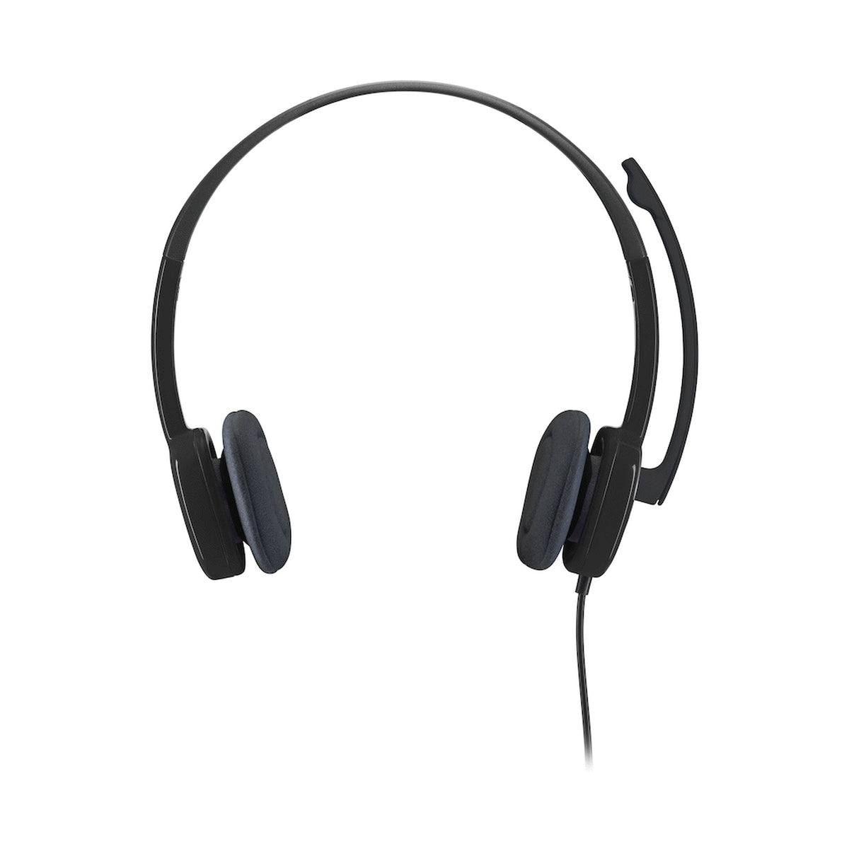 Logitech(R) H151 Stereo Wired Headset - Black