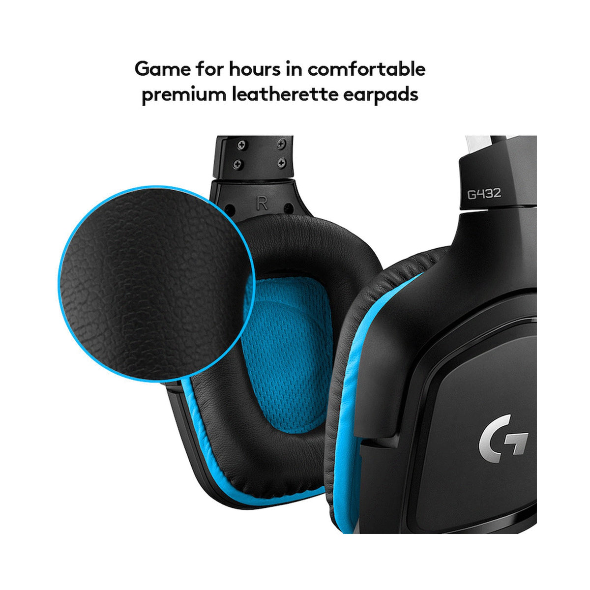 Logitech(R) G432 7.1 Surround Sound Wired Gaming Headset