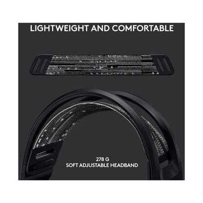 Logitech(R) G733 LIGHTSPEED Wireless RGB Gaming Headset - Black