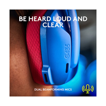 Logitech(R) G435 LIGHTSPEED Wireless Gaming Headset - Blue