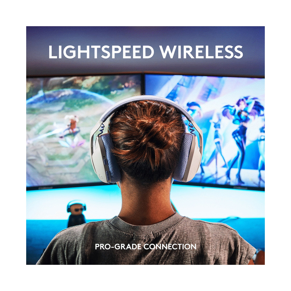 Logitech(R) G435 LIGHTSPEED Wireless Gaming Headset - White