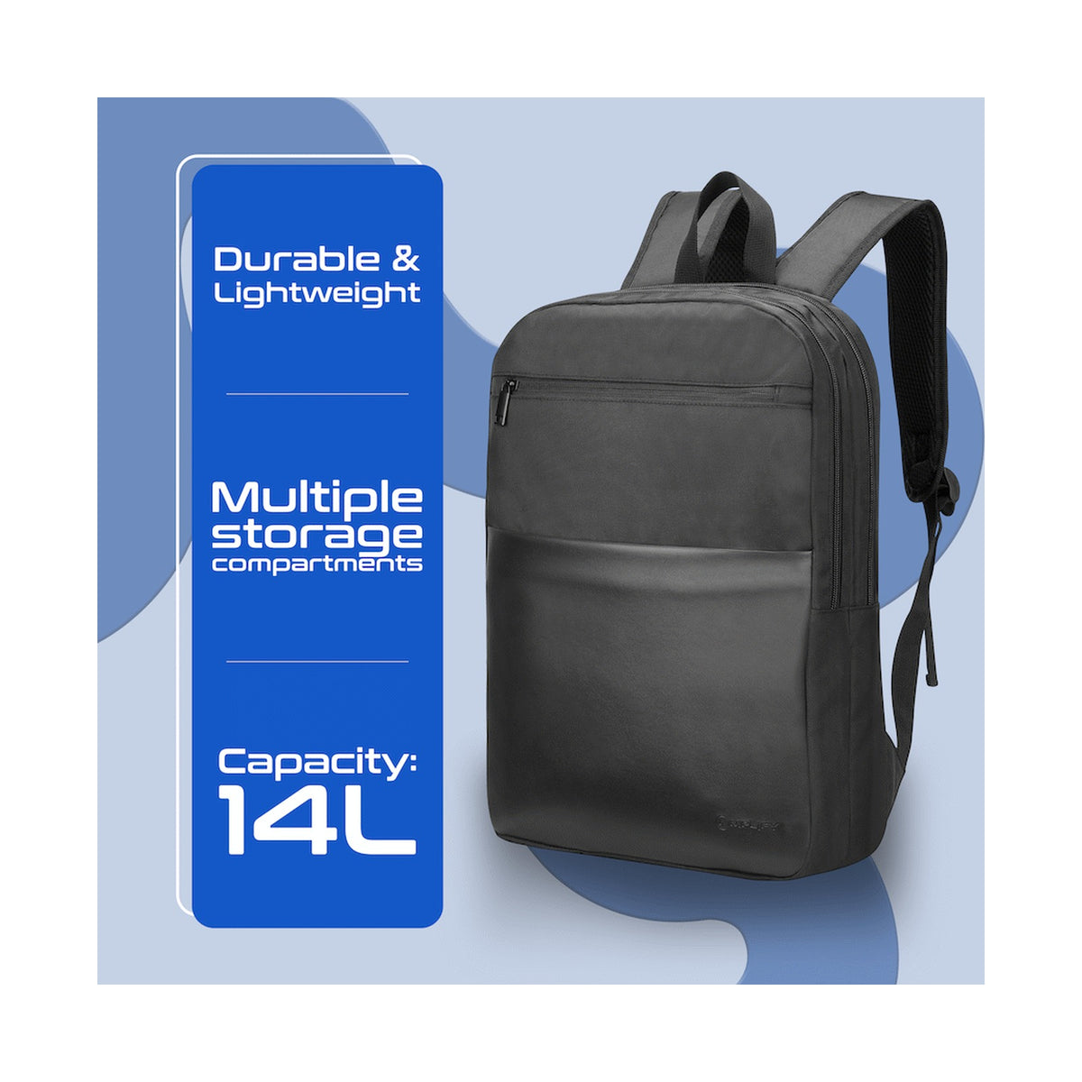Amplify Panama 15.6" Laptop Backpack - Black
