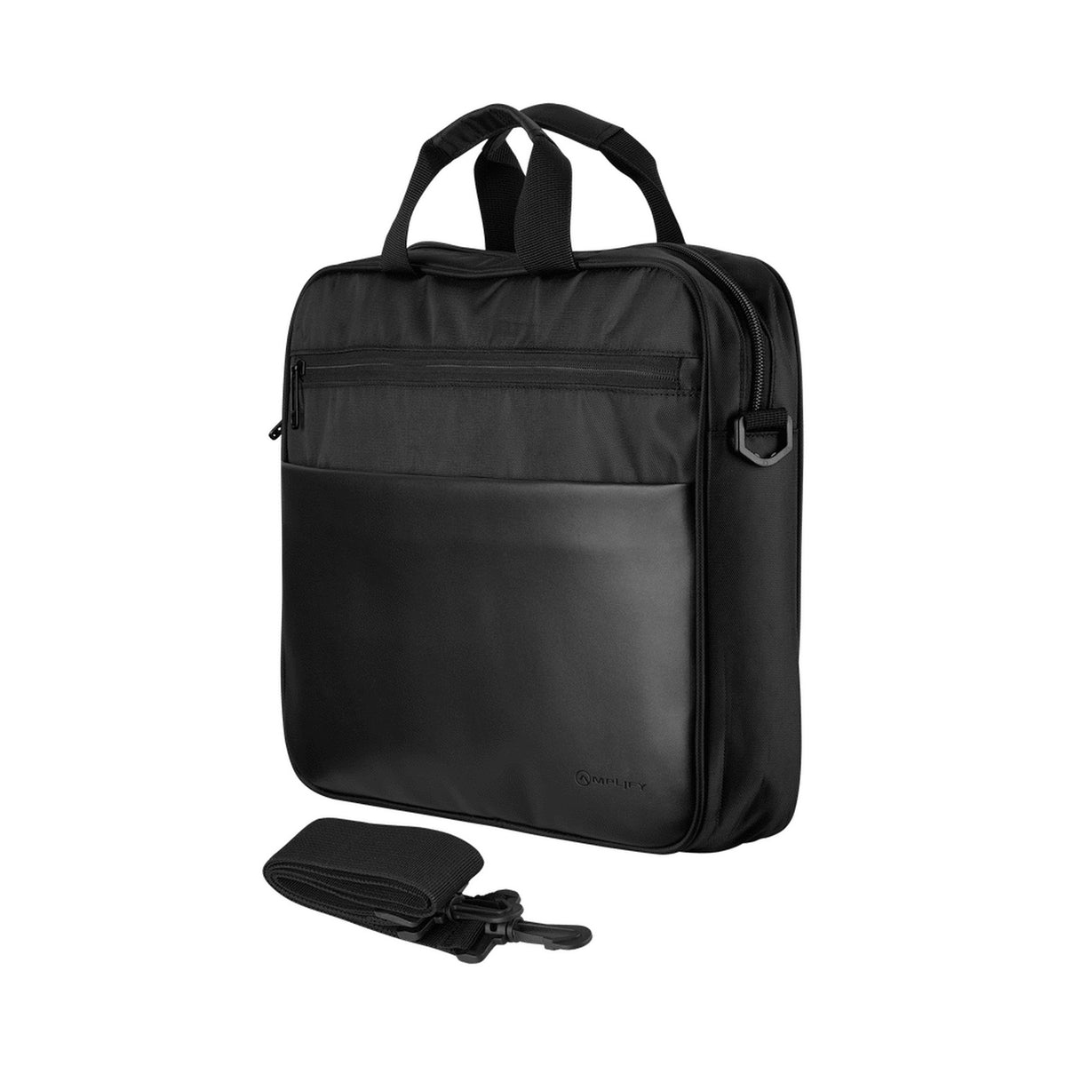 Amplify Panama 15.6" Laptop Shoulder Bag - Black
