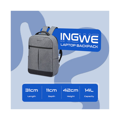 Amplify Ingwe 15.6"Laptop Backpack Black/Charcoal