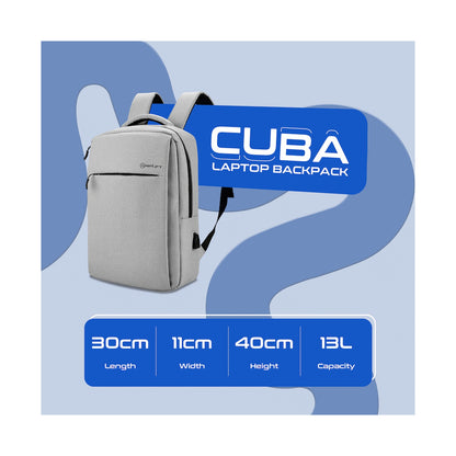 Amplify Cuba 15.6" Laptop Backpack Grey