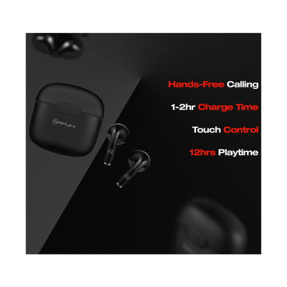 Amplify Note 3.0 Series TWS Earphone - Black