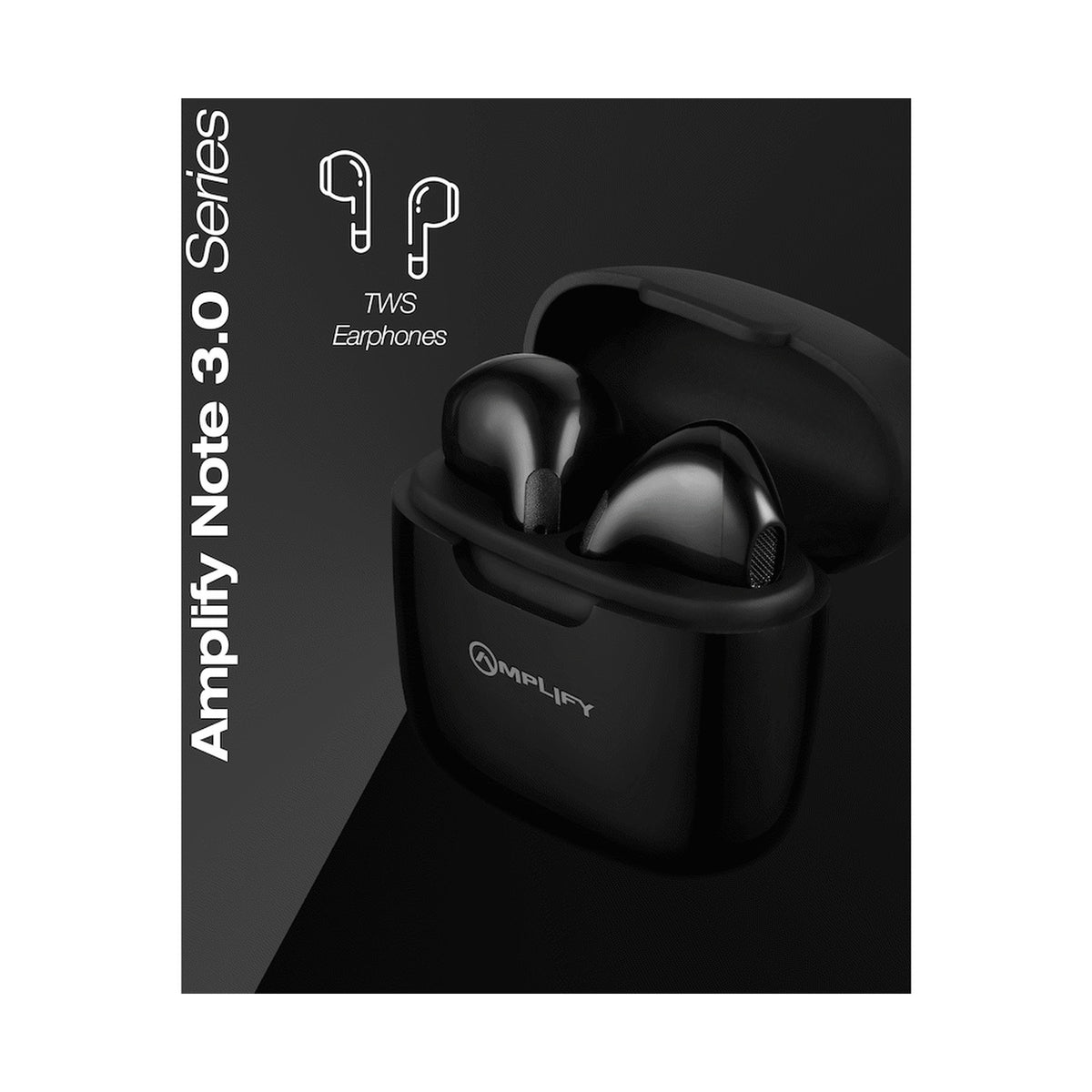 Amplify Note 3.0 Series TWS Earphones - Black