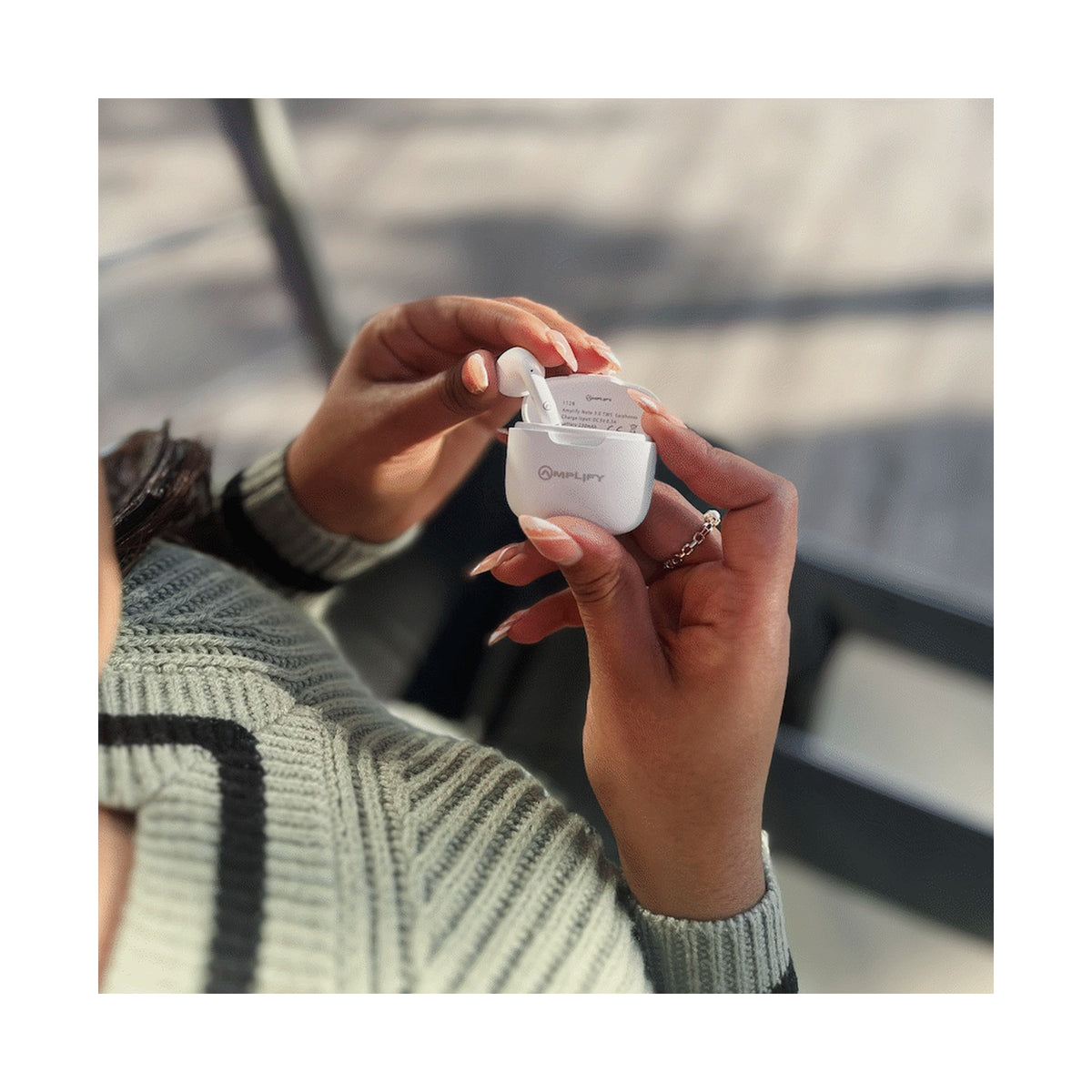 Amplify Note 3.0 Series TWS Earphones - White