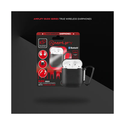 Amplify Buds Series True Wireless Earphones with Silicone Accessories - Black