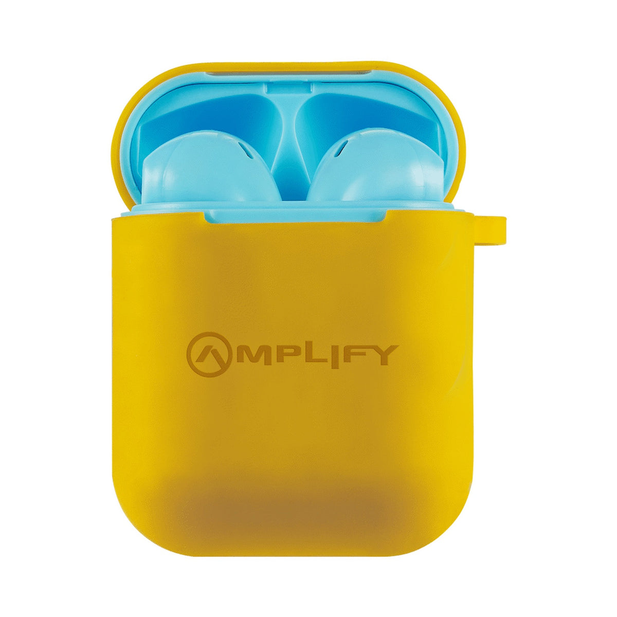 Amplify Buds Series True Wireless Earphones with Silicone Accessories - Blue/Orange