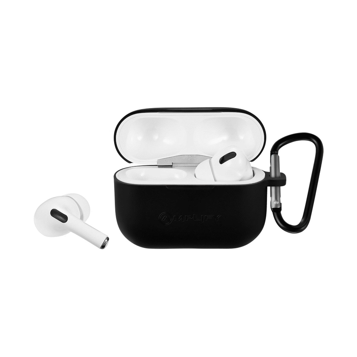 Amplify Note X Series TWS Earphones - White Case + Black Cover