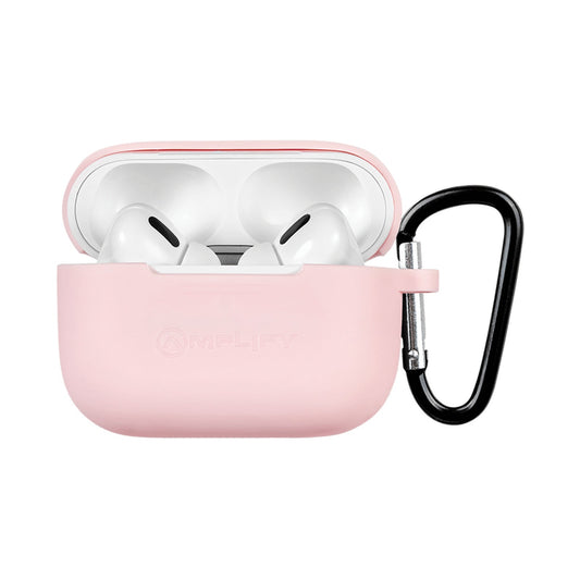 Amplify Note X Series TWS Earphones - White Case + Pink Cover