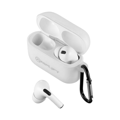 Amplify Note X Series TWS Earphones - White Case + White Cover