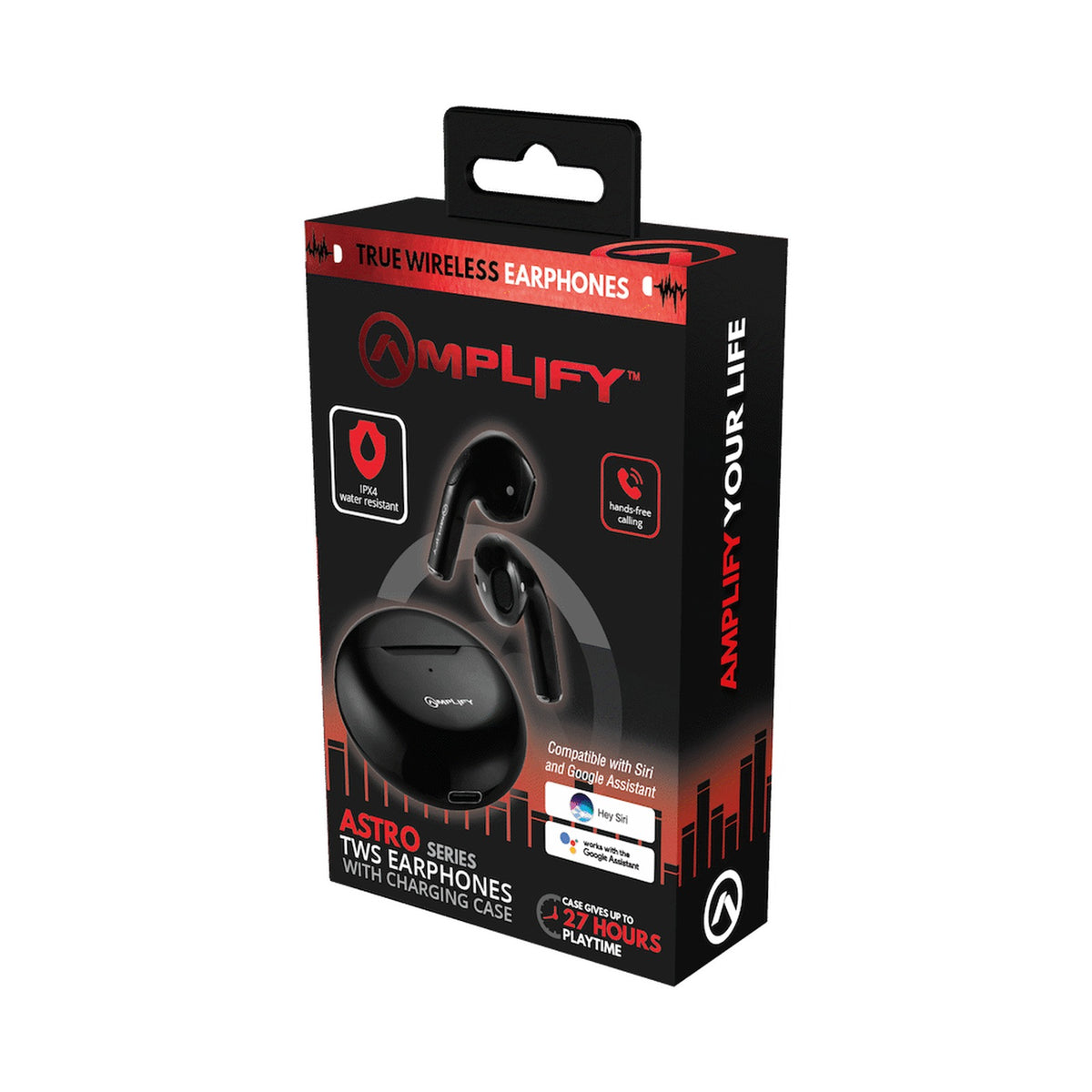 Amplify Astro Series True Wireless Earphones - Black