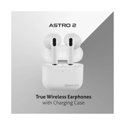 Amplify Astro 2 Series True Wireless Earphones - White